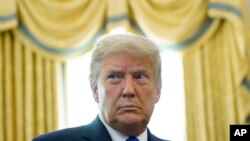 7일 백악관 행사에 참석한 도널드 트럼프 미국 대통령.