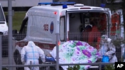 Virus Outbreak Russia