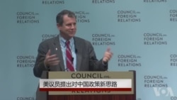 美议员提出对华政策新思路