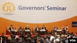 Rapat tahunan Bank Pembangunan Asia di Hanoi, Vietnam, Rabu (4/5).