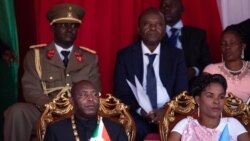 Shugaba Evariste Ndayishimiye da matarsa Angeline Ndayubaha.