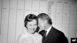 جمی کارتەر و ڕۆسلینی هاوسەری 15ی نۆی 1966