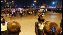 目睹残忍一幕:前面人倒下,后面踩上去