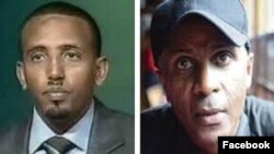 Andualem Arage, left, and Eskinder Nega have refused to sign letters of pardon from the Ethiopian government.