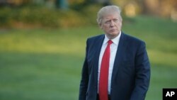 Presiden AS Donald Trump di Washington DC (Foto: dok).