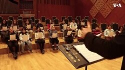 Hatay İskəndərun xor qrupunun şagirdləri üçün Ankarada pulsuz xor dərsi təşkil edildi 