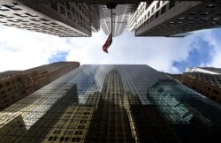 The Chrysler Building is reflected in the side of the Grand Hyatt Hotel in midtown Manhattan, New York City, March 3, 2017.