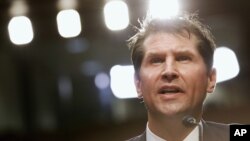 FILE - Bill Priestap, assistant director of the FBI Counterintelligence Division, testifies on Capitol Hill in Washington, July 26, 2017. On Dec. 12, 2018, Priestap said China posed "the most severe counterintelligence threat facing our country."