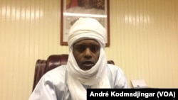 Abdoulaye Sabre Fadoul, ministre-secrétaire général du gouvernement et président du comité technique du haut comité des réformes institutionnelles à N’Djamena, Tchad, 13 juin 2017 (VOA/André Kodmadjingar)