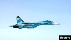 Pesawat jet temput Rusia, SU-27 dilaporkan pernah melanggar wilayah udara di dekat kota Porvoo, Finlandia, 7 Oktober 2016. (Foto: dok).