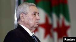 Le président par intérim de l'Algérie, Abdelkader Bensalah, le 09 avril 2019. 