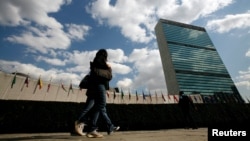 在纽约的联合国总部