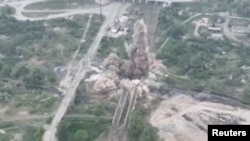 Bombardovanje mosta između Severodonjecka i Lisičanska, 18. maj 2022.