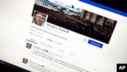 Tviter stranica predsednika Trampa (arhivski snimak)