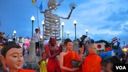 泰国与中日两国的关系都不错（美国之音朱诺2017年7月22日摄）
