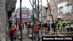 Ledakan Bom di Peshawar Kala Bari, 5 Januari 2019. (Foto: dok).