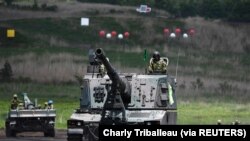 Latihan tahunan Pasukan Bela Diri Jepang di Higashi-Fuji, Gotemba di prefektur Shizuoka, Jepang, 23 Mei 2020. (Photo: Charly Triballeau via REUTERS)