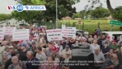 VOA60 Africa - US stopping all federal funding to South Africa, Trump says