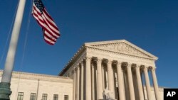 La Cour Suprême est vue à Washington le 20 avril 2018. 