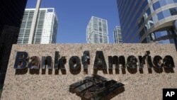 Salah satu kantor Bank of America di Miami, Florida (foto: dok). 