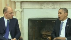 Obama, Italy's PM Discuss Economic Issues