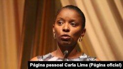 Carla Lima, presidente da Associação de Jornalistas de Cabo Verde
