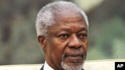 Utusan PBB dan Liga Arab untuk perdamaian Suriah, Kofi Annan (foto: dok).