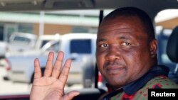 Mothetjoa Metsing, leader du Congrès pour la démocratie au Lesotho (LCD), parti d’opposition, à Maseru, Lesotho, 26 février 2015. 