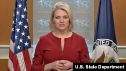 Juru bicara Departemen Luar Negeri Amerika Heather Nauert (Foto: dok).