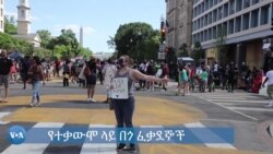 የተቃውሞ ላይ በጎ ፈቃደኞች