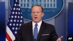 Juru bicara Gedung Putih, Sean Spicer.