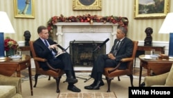 National Public Radio Steve Inskeep interviews President Barack Obama. President Obama shares his thoughts on what he calls long term projects in domestic and foreign affairs as he enters his final two years in office. (The White House)