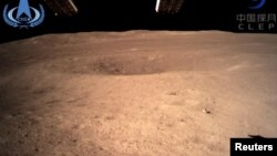 The far side of the moon, photographed by the Chang'e-4 lunar probe, is seen in this image provided by China National Space Administration, Jan. 3, 2019.