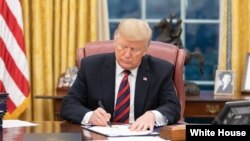 도널드 트럼프 미국 대통령.