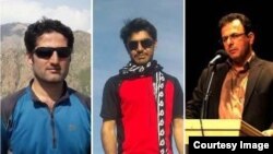 تعدادی از فعالان کرد بازداشت شده، از راست فرهاد محمدی، عیسی فیضی رضا اسدی