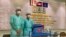 Cambodian medical team prepares to vaccinate Sinopharm to Cambodian high ranking officials at Calmette Hospital, Phnom Penh, February 10, 2021. (Hean Socheata/VOA Khmer) 