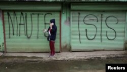 Seorang pria di kota Marawi. (Foto: ilustrasi)