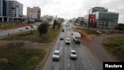 Mombasa à Nairobi au Kenya, le 4 mars 2016