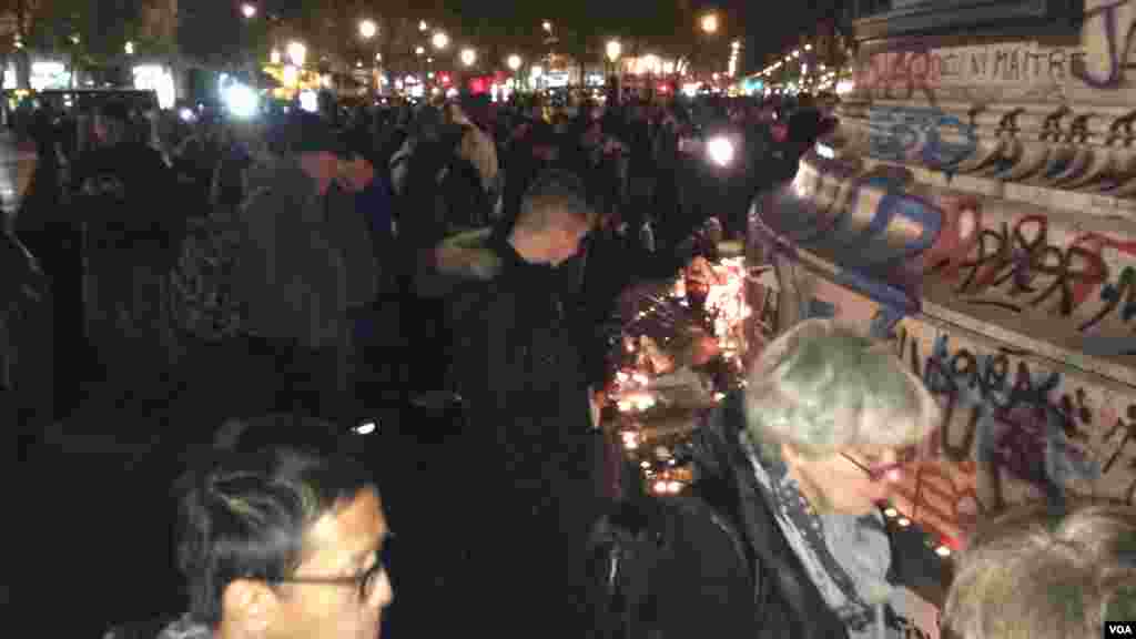 Place de la Republique a Paris, Nuwamba 14, 2015.