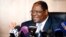 FILE - South Africa's Deputy Chief Justice Raymond Zondo, head of an investigation commission into corruption allegations at the highest levels of the state, holds a press conference on Jan. 23, 2018 in Midrand.