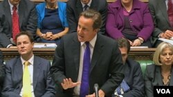 PM David Cameron memberikan keterangan kepada parlemen terkait huru-hara di Inggris sepekan terakhir (11/8).