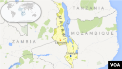 Peta lokasi Malawi.